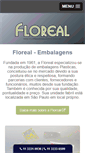 Mobile Screenshot of florealembalagens.com.br